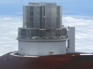 The Subaru Telescope in Mauna Kea.